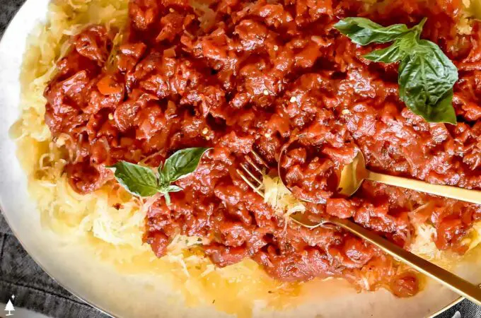 Keto Spaghetti Sauce {Marinara Pasta Sauce} - Little Pine Kitchen