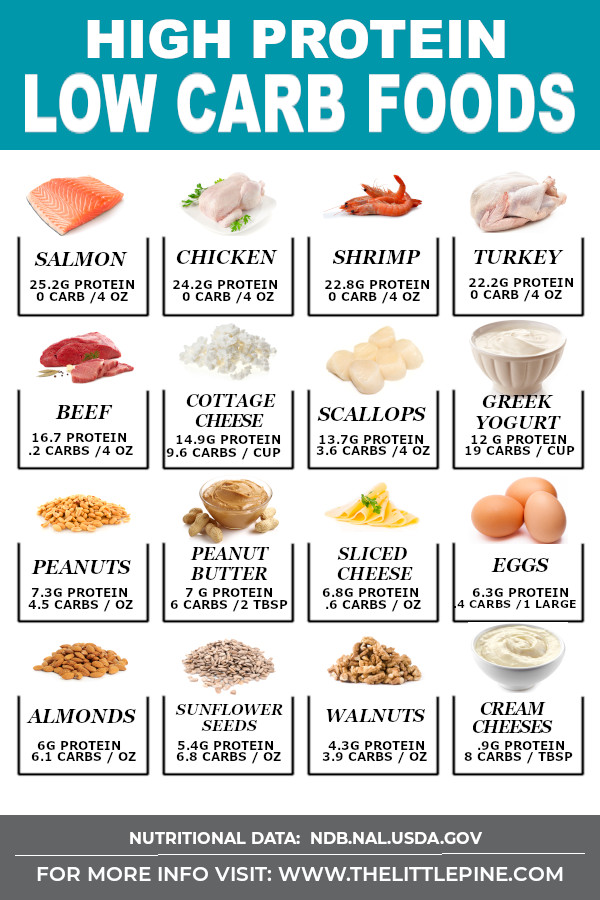 High Protein Low Carb Foods 