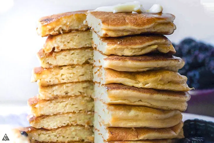 Coconut Flour Pancakes (Dairy Free!) - Little Pine Kitchen