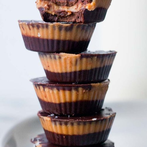 low carb peanut butter and chocolate cups